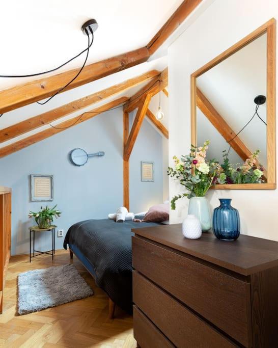 Ferienwohnung Utulny Apartman Blizko Centra Prahy Prag Exterior foto